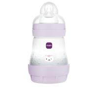 mam - Biberon Easy Start Anti-Colica 0+ mesi flusso lento (160 ml) Lilla - Biberon per ridurre le coliche e il disagio del bambino - Biberon Baby compatibile con l'allattamento al seno