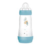 MAM Biberon Easy Start Anti-Colica 4+ mesi flusso rapido (320 ml) Ocean - Biberon per ridurre le coliche e il disagio del bambino - Biberon Baby compatibile con l'allattamento al seno