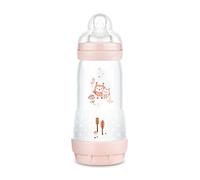 MAM Biberon Easy Start Anticolica – Tettarella in silicone SkinSoftTM – 320 ml, Rosa, 4+ mesi