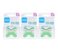 MAM Bite&Relax Fase 2 Mini Dentaruolo Neutro 4m+ 3x1 St