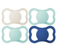 MAM Ciucci Air Matte per pelli sensibili, miglior ciuccio per neonati allattati al seno, ciucci per neonati, 16+ mesi, 4 pezzi