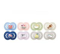 MAM Ciuccio Original, Bambino 6+ Mesi, Set di 2 ciucci, Colori Casuali