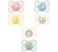 MAM | Ciuccio perfetto 2-6 mesi (2 pezzi) colore casuale - Ciuccio per neonati in silicone extra sottile e morbido - tettarella per bambini ideale per un buon sviluppo orale