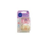 MAM | Ciuccio perfetto notte 18+ mesi di tendenza (2 pezzi) colore casuale - Ciuccio in silicone fosforescente - tettarella per neonati ideale per un buon sviluppo orale