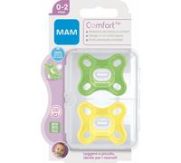 Mam Comfort 0-2 Mesi Silicone Confezione Doppia Neutro