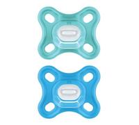 2 PZ SUCCHIETTI COMFORT 0-2M SILICONE, MASCHIO - MAM