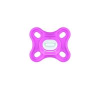 MAM Comfort Ciuccio in Silicone per Neonato, Con Custodia Porta Succhietto, 0+ Mesi, Rosa