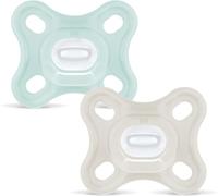 Mam 2 pz succhietti comfort 0-2m silicone, neutro