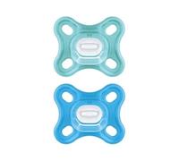 2 PZ SUCCHIETTI COMFORT 0-2M SILICONE, MASCHIO - MAM