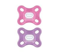 Mam 2 pz succhietti comfort 0-2m silicone, femmina