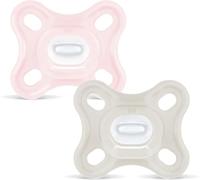 Mam 2 pz succhietti comfort 0-2m silicone, femmina