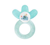 MAM Cooler Dentaruolo, Massaggia gengive neonati 4+ mesi, Azzurro | Rinfrescante e lenitivo, Parte d'acqua raffreddabile in frigo, 5 sagomature, Forma curva facile da afferrare, Senza BPA/BPS