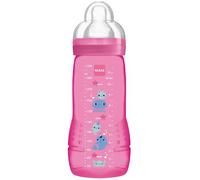 MAM Easy Active Baby Bottle 4+ M Capacità 330ml Fairy Tale Biberon Rosa, 1 Pezzo