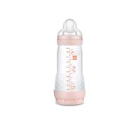 MAM Biberon Easy Start Anticolica – Tettarella in silicone SkinSoftTM – 320 ml, Rosa, 4+ mesi
