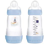 MAM Biberon Easy Start 260 ml Anti-colica con tettarella Azzurro 2+ mesi Maschio