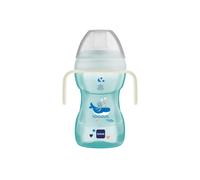 MAM Fun to Drink Cup Night 270 ml, Tazza bambini 8+ mesi, Azzurro | Beccuccio ri