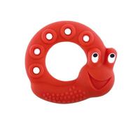 MAM Lucy the Snail, Giocattolo Morbido e Sicuro in Caucciù Naturale, Stimola lo Sviluppo Sensoriale e Motorio, BPA/BPS Free, Facile da Afferrare, per Bambini da 2+ Mesi
