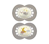 Mam Night Succhietto 6+ Mesi Silicone Doppio Neutro