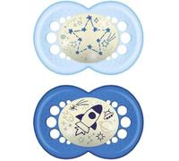 MAM SUCCHIETTO ORIGINAL NIGHT 6+ MESI SILICONE MASCHIO 2 PEZZI