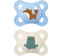 MAM Original 0+m ciuccio Blue/ Nude 2 pz