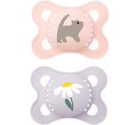 MAM Original 0+m ciuccio Pink/ Purple 2 pz