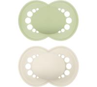 MAM Original 16m+ ciuccio Green/ Beige 2 pz