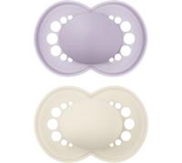 MAM Original 16m+ ciuccio Purple/ Beige 2 pz