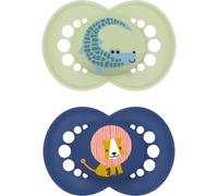 MAM Original 6+ months ciuccio Green / Blue 2 pz
