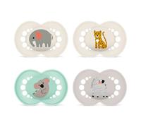 MAM Original Jungle Silicone 6-16, 4 pezzi, tinta unita