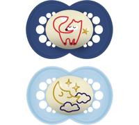 MAM Original Night 16m+ ciuccio Blue/ Dark Blue 2 pz