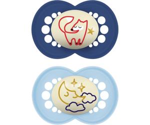 MAM Original Night 16m+ ciuccio Blue/ Dark Blue 2 pz