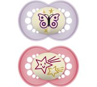 MAM Original Night 16m+ ciuccio Pink/ Purple 2 pz