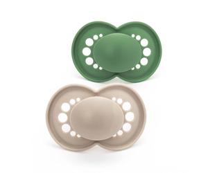 MAM Original Soothers | 18-36 Months | Pack of 2 | Comes in Dummy Steriliser Box | Sustainable Materials | Baby Accessories | Cream (Various Designs)
