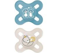 MAM Original Start Succhietto 0-2 Mesi (Set da 2), Ciuccio MAM 0-2 mesi con tett