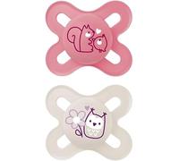 Mam Succhietti Original Start 0-2m silicone bio-circolare conf. Doppia rosa/grigio
