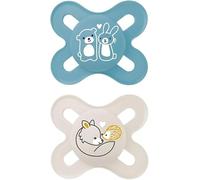 MAM SUCCHIETTO ORIGINAL START 0-2 MESI SILICONE MASCHIO 2 PEZZI