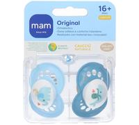 Mam Original Succhietto Bambino 16+ Mesi 2 Pezzi 1 pz Succhietti