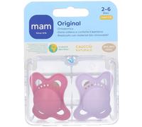 MAM Original Succhietto in Caucciù Bio-Circolare 2-6 Mesi Colorazione