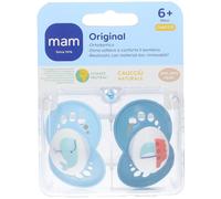 MAM Original Succhietto in Caucciù Bio-Circolare 6+ Mesi Colorazione M