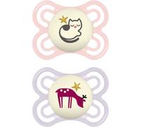 MAM Perfect Night 0+ months ciuccio Pink/ Purple 2 pz