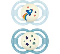 MAM Perfect Night 16m+ ciuccio Blue/ Turquoise 2 pz