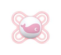 Succhietto perfect start 0-2m silicone bio-circolare conf.singola colori assortiti rosa e panna - mam