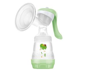 MAM - Pompalatte manuale con protezione in silicone extra morbido e manico ergonomico, privo di BPA e BPS
