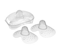 MAM | Punte del seno - Set di 2 punte per seno in silicone (taglia L, 23 mm) - Accessorio speciale per allattamento morbido come la pelle con scatola di sterilizzazione