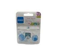 Mam Start - Nanò 0-2 mesi Silicone 2 pz - Azzurro