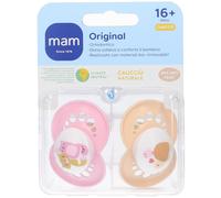 Mam Succhietto Original 16+ Bio-Circolare Caucciu Confezione Doppia Fe