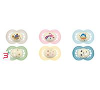 MAM SUCCHIETTO ORIGINAL NIGHT 6+ MESI SILICONE 2 PEZZI