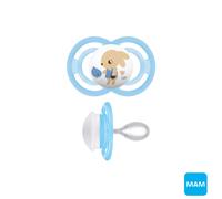 MAM - Succhietto Perfect 16+m in silicone, Azzurro