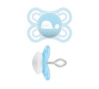 Mam - Succhietto Perfect 2-6m in silicone - Azzurro