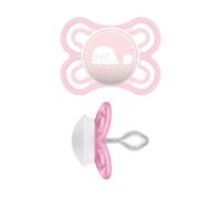 Mam - Succhietto Perfect 2-6m in silicone - Rosa